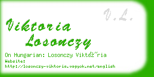 viktoria losonczy business card